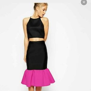 COPY - Asos neoprene peplum skirt